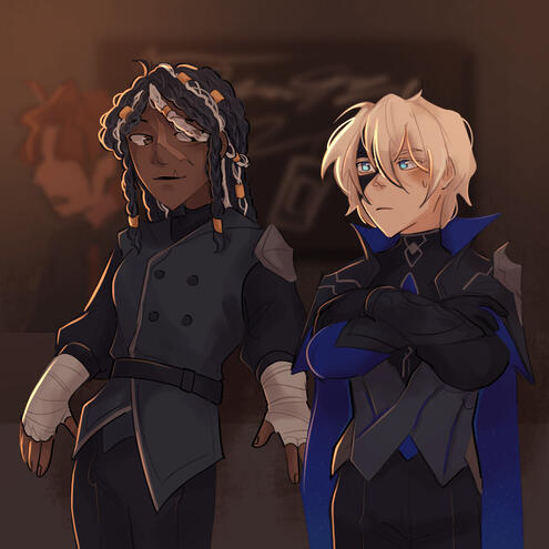 Skirk and Dainsleif Half Body (40 USD)